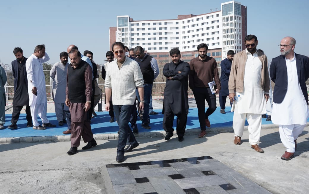 CEO CBD PUNJAB IMRAN AMIN REVIEWS DEVELOPMENT PROGRESS AT CBD NSIT CITY
