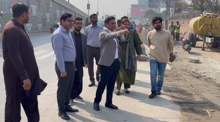 DG LDA Tahir Farooq Visits Various Areas of the City