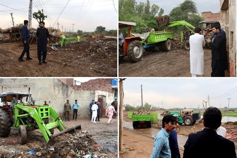 DC Kasur Conducts Field Visit in Pattoki, Reviews Village Sanitation Drive