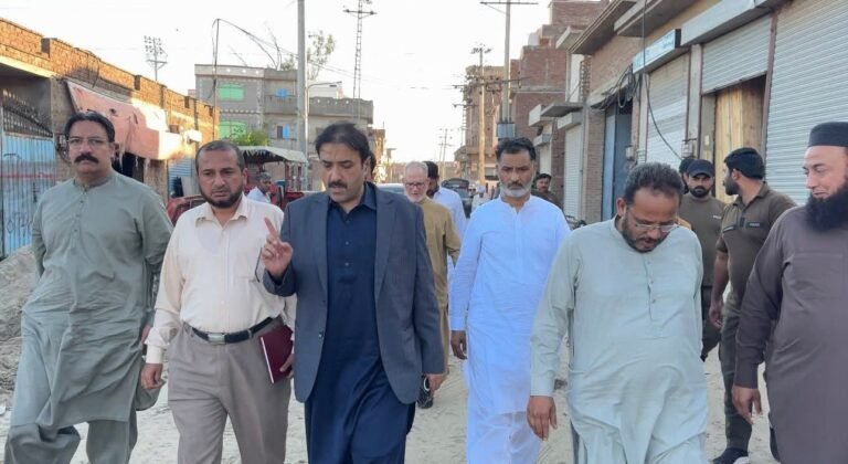 Punjab Local Government Minister Zeeshan Rafique Reviews Development Projects in Daska, Orders Expedited Work