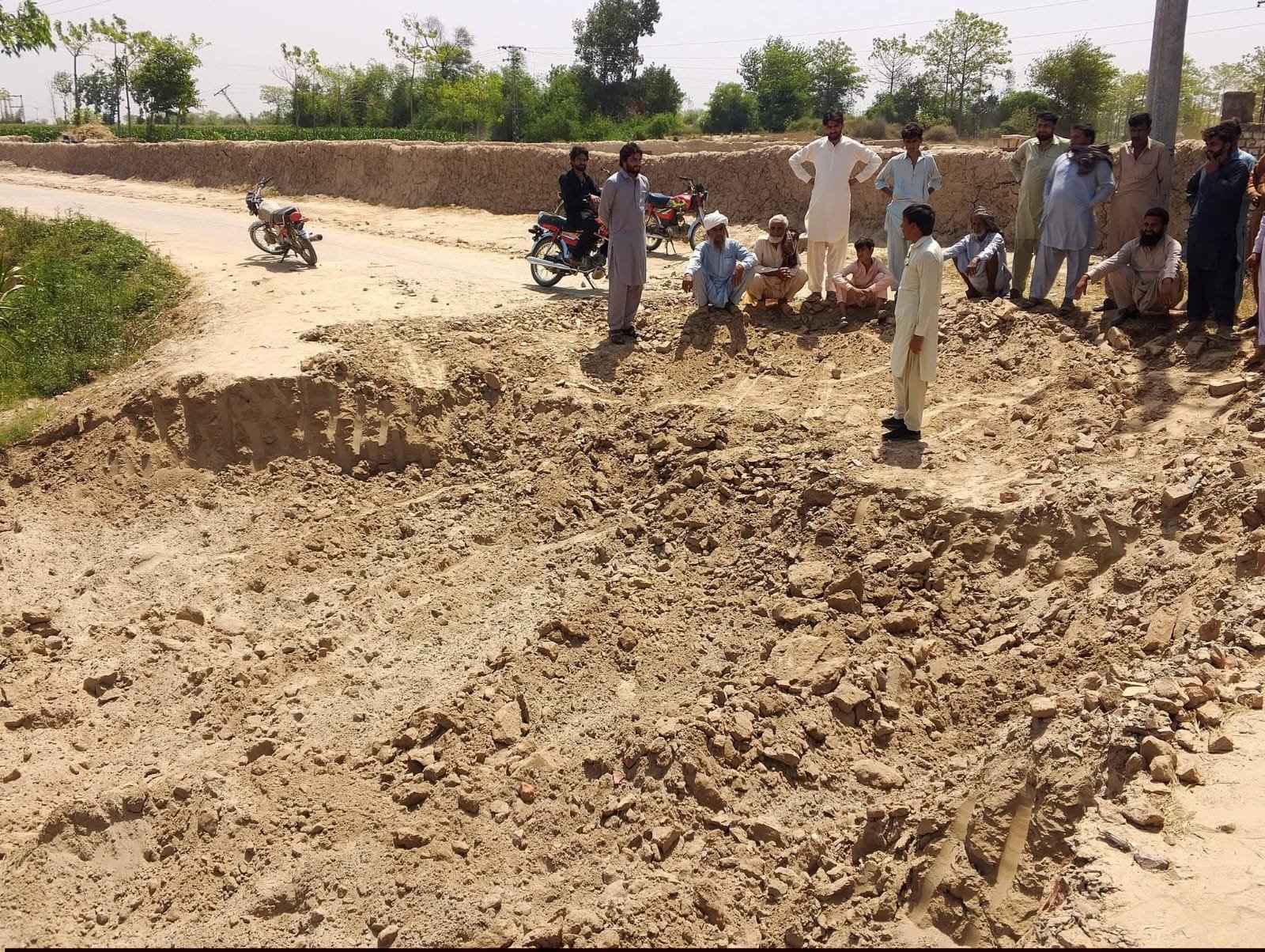Village Access Road Closed Under Chairman Supervision