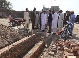 Development work underway under model village project in district kasur