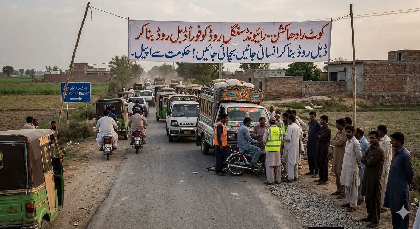 Demand Grows To Expand Kot Radha Kishan Main Road Into Dual Carriageway