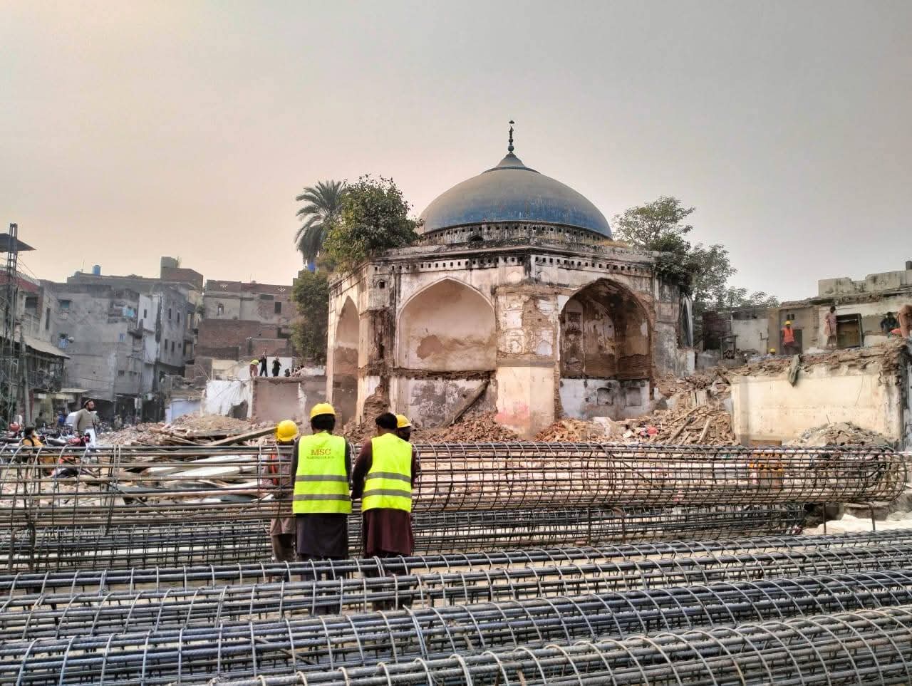 Nila Gumbad Underground Parking Project 60% Completed Overall