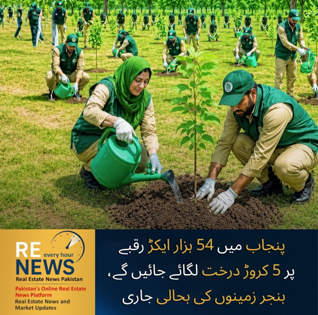 Punjab Claims Plantation of 50 Million Trees Across More Than 54,000 Acres