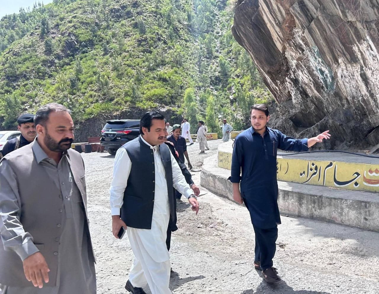Work Accelerated on Tourist Viewpoint Near Malakand Tunnel to Promote Tourism