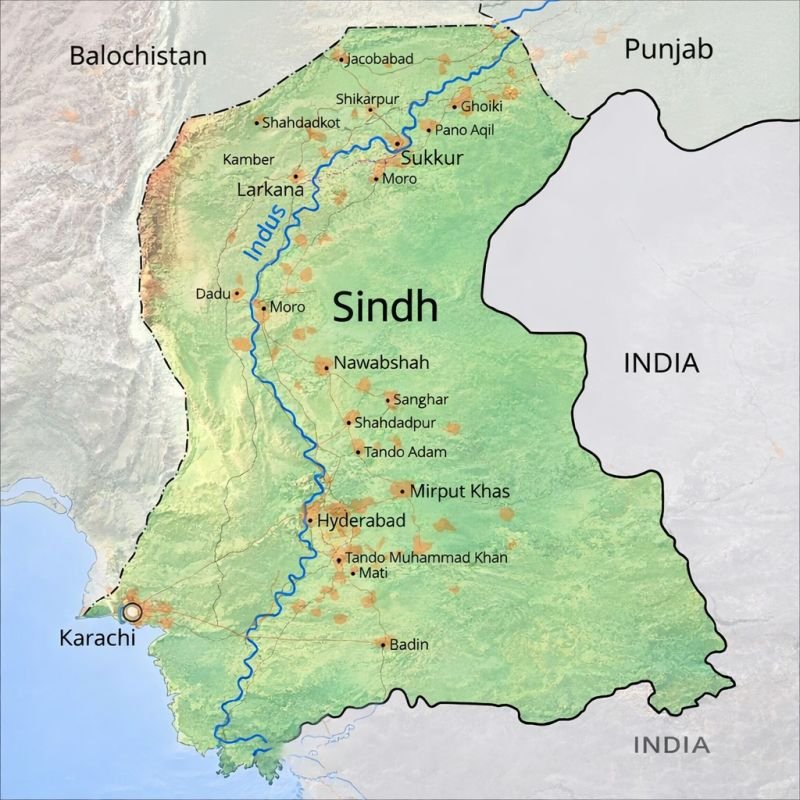 Sindh real estate map and land insights